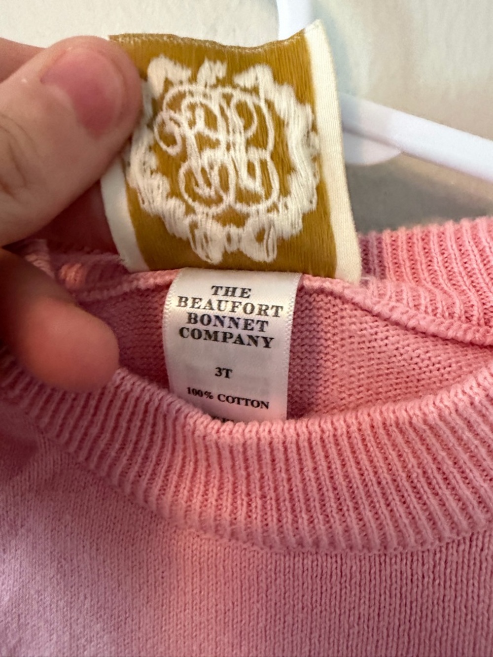 The Beaufort Bonnet Company Pink Dog Knit Sweater - Picture 4 of 4
